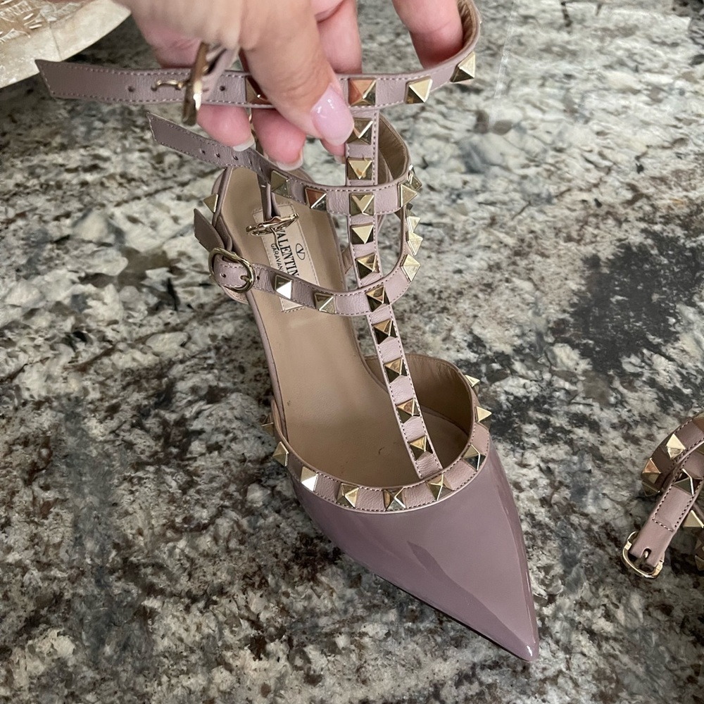 Valentino Rock Stud Caged Pump 65 mm
